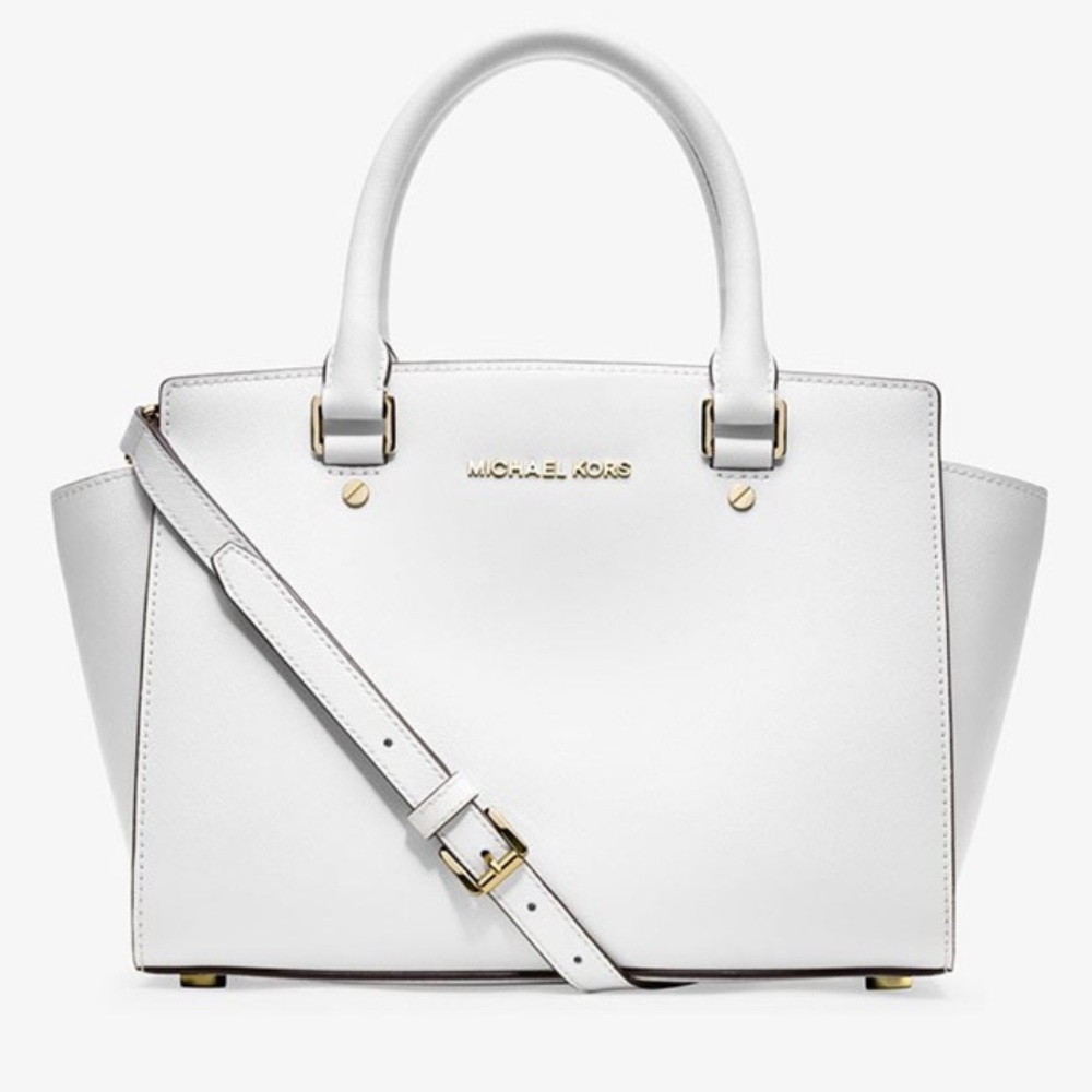 Michael Kors Selma Bag White